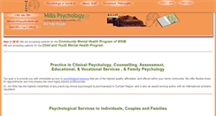 Desktop Screenshot of millspsychology.ca
