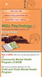 Mobile Screenshot of millspsychology.ca